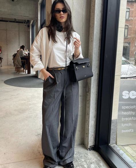 Gray Striped Pants Outfit, Blue Pin Stripe Pants Outfit, Navy Striped Pants Outfit, Plaid Dress Pants Outfit, Grey Pinstripe Trousers Outfit, Grey Striped Pants Outfit, Blue Pinstripe Pants Outfit, Black Striped Pants Outfit, Pin Stripe Pants Outfit