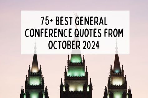 Hooray for another great General Conference session! We did our best to compile the best General Conference Quotes October 2024 had to offer... 2024 General Conference Quotes, Lds General Conference 2024, Lds Spiritual Thought Ward Council, October 2024 General Conference Quotes, Lds Gratitude Quotes, General Conference Quotes 2024, Lds Conference Quotes 2024, General Conference 2024, Lds Youth Conference Ideas