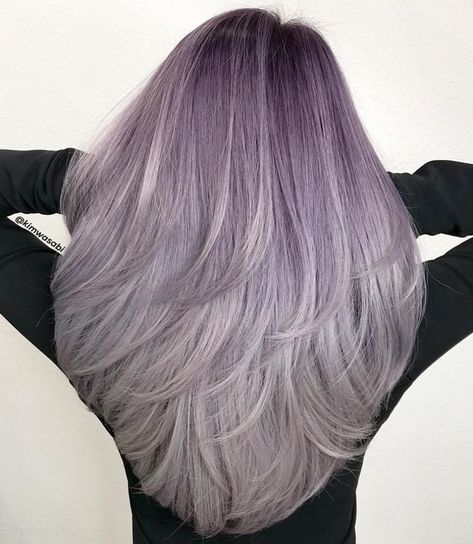 40 Bombshell Silver Hair Color Ideas for 2020 - Hair Adviser Platinum Silver Hair Color, Lavender Grey Hair, Dark Silver Hair, Deep Purple Hair, Silver Hair Shampoo, Silver Hair Color Ideas, Silver Hair Dye, Silver Ombre Hair, Silver White Hair