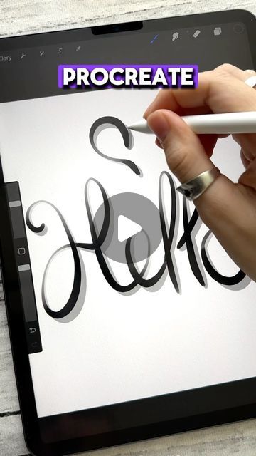 Tools for Procreate | Brushes for digital art on Instagram: "How to create this brush in Procreate?
You can also download a lot of cool lettering brushes in Tools for Procreate,link in bio" Font Styles Alphabet, Instagram Fonts, Lettering Procreate, Procreate Tutorials, Free Handwriting, Instagram Font, Font Combo, Graphic Design Website, Procreate Tutorial