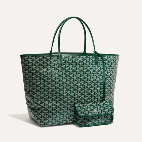 Vogue America, Goyard Saint Louis, Louis Bag, Goyard Tote, Goyard Bag, Dream Bags, Stockholm Fashion, Kelly Clarkson, Bag Green