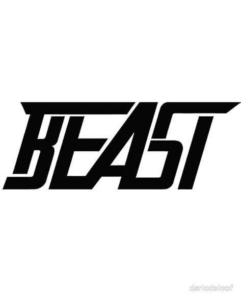 BEAST KSI LOGO Beast Logo Design, Bike Logos Design, Beast Logo, Cool Car Stickers, Minimal Shirt Design, Graffiti Wildstyle, Gym Logo, Word Mark Logo, Cool Captions