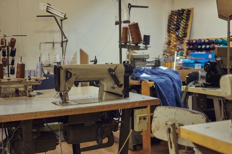 Image of a tailor's workplace with a sewing machine at a sewing workshop. by fxquadro. Image of a tailor¡¯s workplace with a sewing machine at the sewing workshop. #Sponsored #workplace, #Image, #tailor, #workshop Tailoring Machine Images, Tailors Workshop, Tailor Workshop, Machine Image, Preschool Activities Toddler, Sewing Workshop, Beauty Websites, Pinterest Images, Tailor Shop