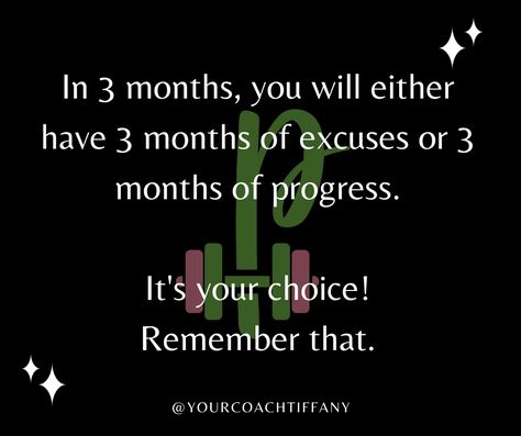 It's September 1st, a month. It is also a day that many set goals or intentions. So, as you enter this new month and consider things you want to achieve, think of this, "In 3 months, you will either have 3 months of excuses or 3 months of progress. It's your choice!" So, where do you see yourself on December 1st? May 1 Quotes, Now Quotes, Practicing Self Love, September 1st, December 1st, See Yourself, Set Goals, New Month, Self Care Activities