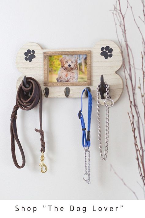 Dog Leash Holder, Leash Holder, Dog Crafts, Dog Gear, Dog Pin, Dog Signs, Dog Decor, Pet Furniture, Unique Animals