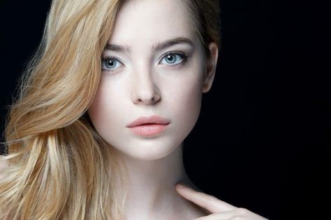 Alabaster Skin Tone: What Is It? (With Pictures) | Skin Care Geeks Ivory Skin Tone, Alabaster Skin, Alabaster Color, White Skin Tone, Porcelain Skin, Skin Model, Blue Green Eyes, Portrait Model, Pale Skin