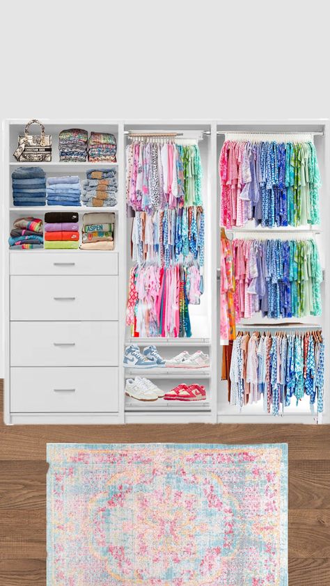 #closet #dreamcloset #preppy #clothes #fyp #fypshuffle #fyppppppppppppppppppppppppppppppppppppppppppppppppppppppppp #fyppppp Preppy Closet Organization, Preppy Closet, Preppy Inspiration, Preppy Clothes, Room Tour, Closet Doors, Dream Room, Dream Closet, Room Ideas