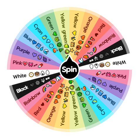 Wheel Of Color, Gacha Spin The Wheel, Spin The Wheel Gacha Oc, Spin The Wheel Ideas, Oc Spin The Wheel, Spin The Wheel Oc Challenge, Eye Color Wheel, Oc Wheel, Random Color Generator