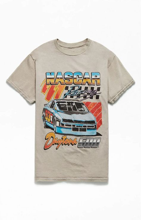 Nascar Daytona 500, Nascar Daytona, Nascar Shirts, Nascar T Shirts, Pacsun Mens, T-shirt Print Design, Car Shirts, Daytona 500, Shirt Print Design