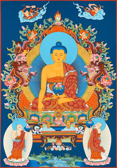 Buddhist Thanka Art, Buddha Thanka Paintings, Tibetan Thangka Painting, Kannon Goddess, Thanka Paintings, Thanka Art, Buddhist Thangka, Tibetan Thanka, Buddhist Decor