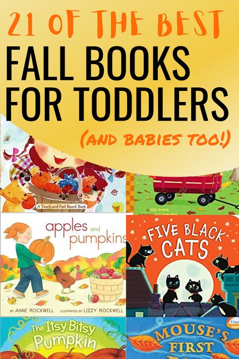 Fall Books For Toddlers, Pumpkin Story, Autumn Books, Fall Books, Books For Toddlers, Sound Book, Preschool Age, Fallen Book, Toddler Fall