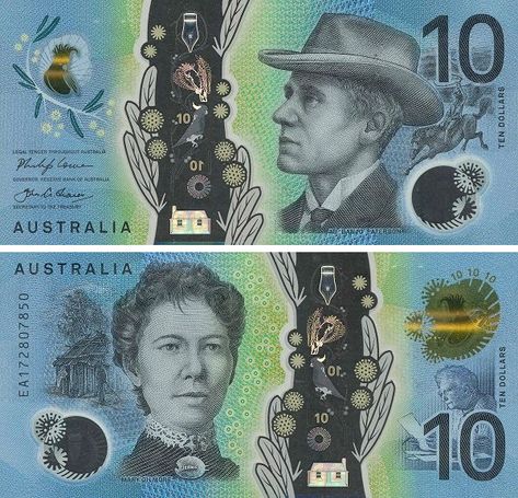 Australian Money, Banknote Collection, Currency Design, Christmas In Australia, 10 Dollar, Currency Note, Buy Coins, Money Stacks, Fountain Pen Nibs