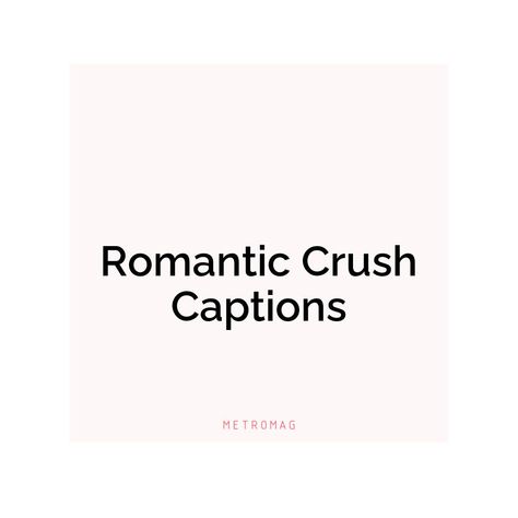 Looking for the perfect quote or caption to express your feels on Instagram? Check out our list of crush captions and quotes for some inspiration. See all quotes and captions on https://metromag.com/crush-captions/ Crush Captions, Quotes For Instagram, Perfection Quotes, All Quotes, Instagram Captions, How Are You Feeling, Feelings, Quotes, On Instagram