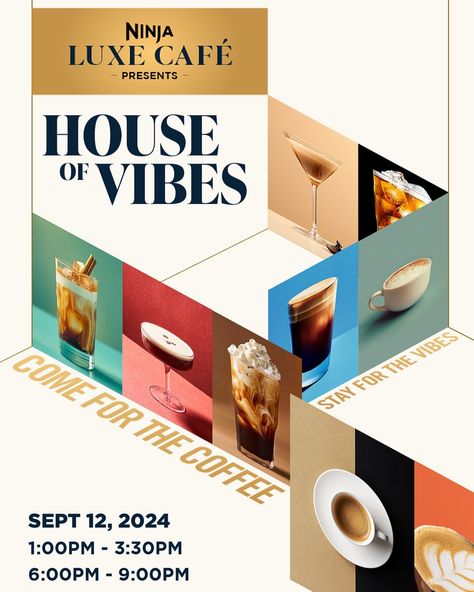 NYC ☕️ RSVP FREE now! You’re invited to the Ninja Luxe Café x House of Vibes Pop-Up on 9/12! Get all the details and grab your free spot now at our #linkinbio! This house has everything. Hot coffee. Cold brews. Espresso martinis. An appearance by Chloe Fineman. Giveaways. #nyc #newyorkcity #ninja #ninjakitchen #houseofvibes #chloefineman #popup #nycpopup #nycevents #nycfree #nycfreeevents #thingstodonyc #nycthingstodo Chloe Fineman, Ninja Kitchen, Espresso Martinis, Free Event, Espresso Martini, Cold Brew, Hot Coffee, Martini, Espresso