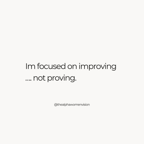 Have you ever felt like you’re constantly trying to prove yourself to others but still feel unfulfilled? Stop chasing validation and start focusing on self-improvement. Here’s how: Self-Reflection: Take time daily to reflect on your goals and progress. Are you doing things to impress others or to genuinely improve yourself? Set Personal Goals:Shift your focus from external approval to personal growth. Set goals that challenge you and bring fulfillment. Celebrate Small Wins: Recognize an... Quotes About Focusing On Your Own Life, Prove To Yourself Quotes, Stop Trying To Prove Yourself Quotes, Don't Take Things Personally, Not Taking Things Personally, Celebrating Small Wins Quotes, Nothing To Prove Quotes, Quotes About Focusing On Yourself, Prove Yourself Quotes