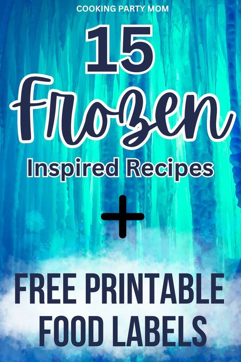 frozen free printable food labels Frozen Birthday Party Food Lunch, Frozen Birthday Party Snacks, Frozen Birthday Party Food Ideas, Frozen Themed Birthday Party Food, Frozen Party Food Ideas, Frozen Food Labels, Frozen Birthday Party Printables, Frozen Themed Food, Frozen Birthday Party Food