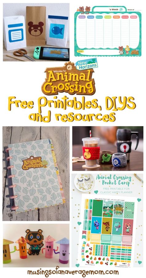 Animal Crossing Free Printables, Acnh Diy Crafts, Animal Crossing Craft Room, Animal Crossing Card, Animal Crossing Journal Ideas, Diy Animal Crossing Crafts, Animal Crossing Gyroid Ideas, Animal Crossing Ceramics, Animal Crossing Cricut