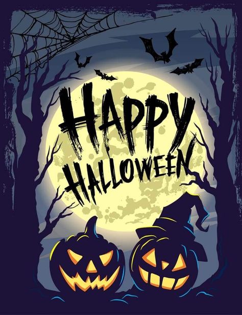 Happy Halloween Pictures Halloween Imagem, Veselý Halloween, Backgrounds Halloween, Wallpapers Halloween, Happy Halloween Quotes, Halloween Scenes, Halloween Aesthetics, Halloween Collage, Imprimibles Halloween