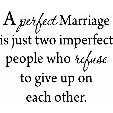 VWAQ A Perfect Marriage is Just Two Imperfect People Love Wall Decal | Wayfair Imperfect People, I Miss You Quotes For Him, Missing You Quotes For Him, Bible Wall Decals, A Perfect Marriage, Family Wall Decals, Love You Husband, Broken Marriage, Vinyl Wall Quotes