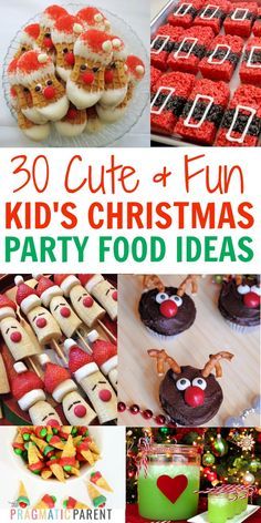 30 Fun Children's Christmas party food ideas, perfect for any festive occasion or your children's Christmas party at school. Cute and fun kid's Christmas party food ideas. #childrenschristmaspartyfood #christmaspartyfood #kidschristmastreats #childrenschristmastreats Reindeer Pretzels, Pretzel Reindeer, Kid Christmas Party Food, Christmas Party At School, Santa Desserts, Party Food Ideas For Kids, Christmas Party Food Ideas, Teen Christmas Party, Kids Christmas Treats