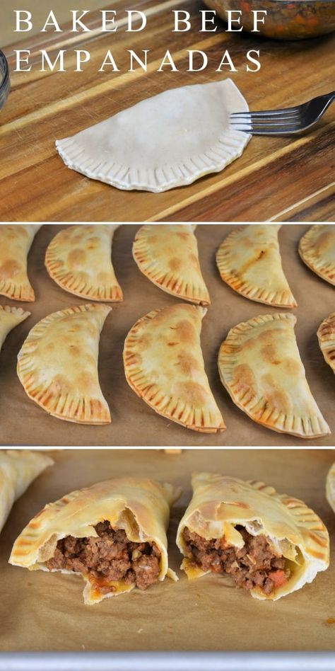 Empanada Filling Recipes, Empanada Discs, Easy Empanadas Recipe, Beef Empanadas Recipe, Beef Empanadas, Empanadas Recipe, Beef Tips, Homemade Beef, Cuban Recipes