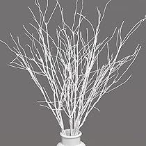 Curly Willow Branches, Artificial Tree Branches, Vase With Branches, Tree Branch Decor, White Tree Branches, Tall Floor Vases, Faux Branches, Artificial Branches, Curly Willow