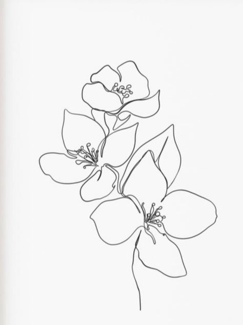 Orchid Tattoo Flowers, 1 Line Flower Drawing, Single Line Orchid Tattoo, Fine Line Hawaiian Flower Tattoo, Low Back Flower Tattoo, Orchid Outline Tattoo, Linear Flower Tattoo, Single Line Flower Drawing, Orchid Fine Line