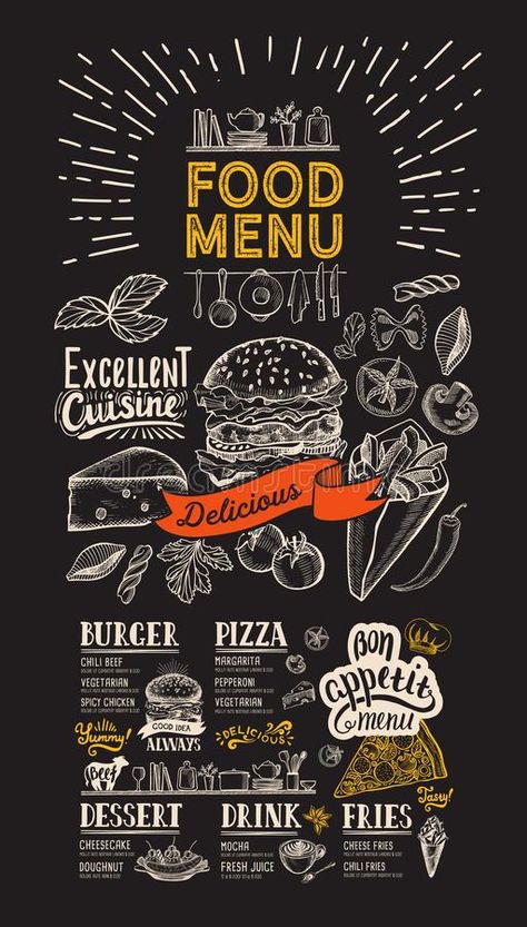 Menu For Restaurant, Chalk Menu, Blackboard Menu, Menu Burger, Blackboard Background, Eggs Florentine, Mexican Menu, Seafood Menu, Beer Menu