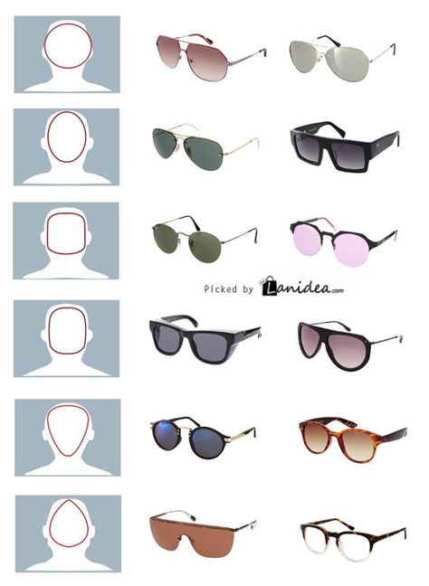 glasses and faces' shapes Mens Glasses Frames Face Shapes, Face Shape Sunglasses, Mens Dress Shoes Guide, Men Shades, Glasses For Face Shape, Types Of Sunglasses, Mens Glasses Fashion, Minimalist Fashion Men, Mens Glasses Frames