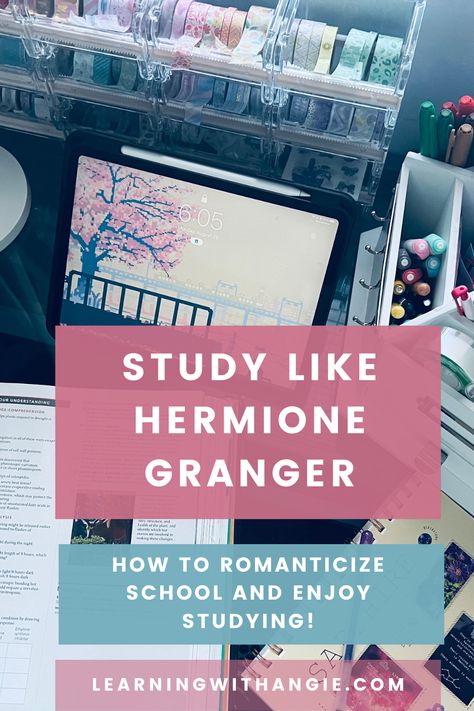 I was seriously struggling with study motivation before I stumbled across this post. However, these 22 tips on how to romanticize studying have completely transformed my study routine and helped me find passion in learning. This post is a must-read if you want to know how to romanticize school and enjoy learning! #studentlife #studytipsforhighschool #studytipscollege Inspo For Studying, How To Study Aesthetically, How To Find Motivation To Study, Romantasizing Studying Aesthetic, How To Make Studying Fun High School, How To Make Routine For Study, Study Tips For High School Exams, How To Romanticize Studying, Study Romanticizing