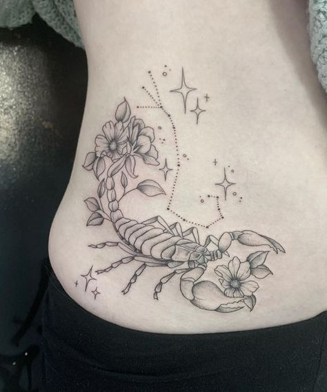 Side Stomach Tattoos, In Loving Memory Tattoos, Snoopy Tattoo, Scorpio Tattoo, Feather Tattoo Design, Scorpion Tattoo, Leg Tattoos Women, Stomach Tattoos, Memorial Tattoos