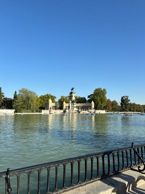 Retiro Park in Madrid, Spain 🍃 Retiro Park Madrid, Retiro Park, Madrid City, Drawing Board, Madrid Spain, Spain Travel, Madrid, Around The Worlds, Spain