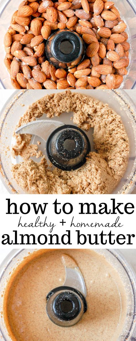 Make Almond Butter, Erin Lives Whole, Nut Butter Recipes, Homemade Nut Butter, Pesto Vegan, Homemade Almond Butter, Almond Butter Recipes, Whole30 Keto, Keto Vegan