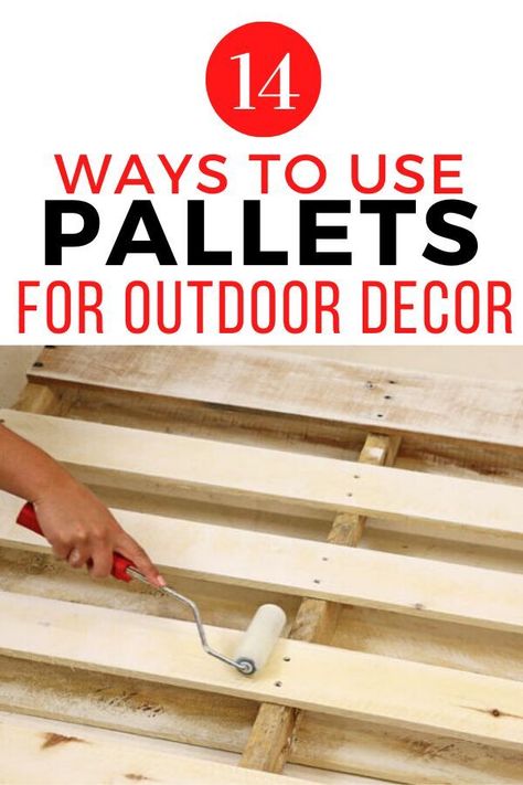 Diy Wood Pallet Projects, Pallet Projects Easy, Used Pallets, Funky Junk Interiors, Outdoor Crafts, Pallet Outdoor, Work Diy, Pallet Crafts, Wood Pallet Projects