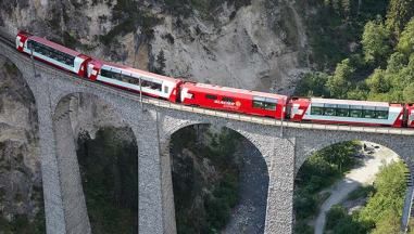 Pros and Cons for Travel on the Glacier Express vs Local Swiss Trains Glacier Express, Bernina Express, Swiss Travel Pass, Andermatt, Scenic Train Rides, Swiss Travel, Alpine Village, Train Tour, Luxury Train