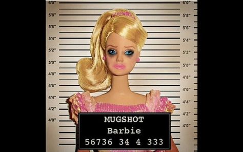 Barbie mugshot Barbie Weird, Weird Videos, Paparazzi Photos, Barbie Movie, Paris Hilton, Cara Delevingne, Memory Lane, The World