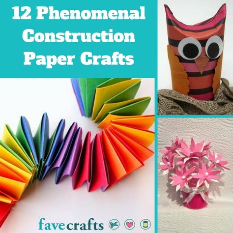 12 Phenomenal Construction Paper Crafts - these masterful works of construction paper art are fun crafts for you and your family to make together. You'll have a blast crafting these cute paper projects all year round. Construction Paper Projects, Construction Paper Art, Paper Activities, Construction Paper Flowers, Paper Flower Crown, Paper Flowers For Kids, Paper Construction, Home Made Simple, Construction Paper Crafts