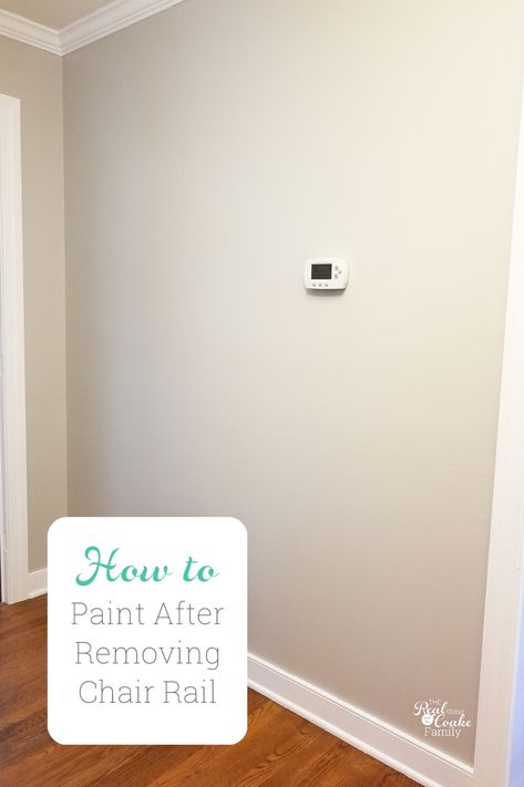 This is such a great post on how to paint after removing chair rail. Can't wait to DIY my home decor with these simple tips. #RealCoake #HomeDecor #DIY #ChairRail #Paint #RemovingChairRail #PaintingWalls #PaintingDamagedWalls Simple Chair Rail, Chair Rail Ideas, Bathroom Chair, Unique Chairs, Simple Chair, Chair Rail Molding, Arm Chair Table, Plastic Adirondack Chairs, Mid Century Modern Dining