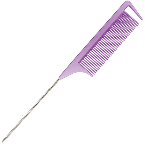 Parting Comb, Rat Tail Comb, Tail Comb, Rat Tail, Braiding Hair, Out Of Shape, Purple Hair, Hair Tools, Hair Comb