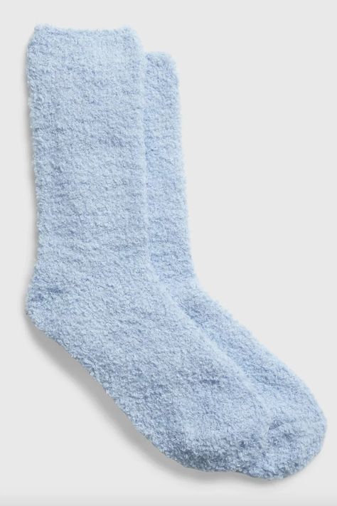 The Best Cold-Weather Accessories to Shop at Gap Fluffy Socks, Blue Socks, Fuzzy Socks, Cozy Socks, Winter Socks, Clean Cotton, Black Friday Shopping, Cold Weather Accessories, Cute Everyday Outfits