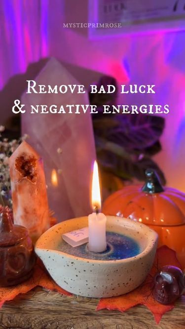 Discover the secrets of casting away bad luck with our potent spell. Leave negativity behind and welcome positivity into your life. 🌟✨ #BanishBadLuck #PositiveEnergy #Witchcraft Spiritual Cleansing Candles, Spell For Bad Luck, Candle Cleansing Spell, Self Cleansing Spell, Cleansing Spells Witchcraft, Crystals For Banishing Negativity, Cleansing Spell For Self, Spells For Cleansing, Candle Ritual Witchcraft