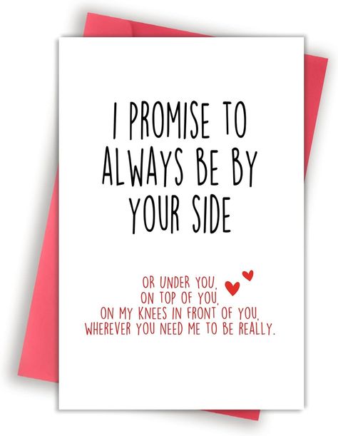 Naughty Anniversary Birthday Card for Boyfriend Husband Fiance Girlfriend Wife Fiancee Valentine Cards For Boyfriend, Love Cards For Him, Valentines Card For Husband, Creative Birthday Cards, Card For Boyfriend, Funniest Valentines Cards, Funny Valentines Day, Husband Birthday Card, Husband Valentine