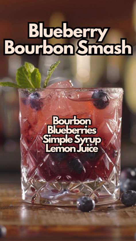 Blueberry Bourbon Smash Blueberry Vodka Smash, Blueberry Old Fashioned Drink, Blueberry Whiskey Cocktail, Blueberry Vodka Smash Cocktail, Blueberry Whiskey Smash, Blueberry Bourbon Smash, Blueberry Bourbon Cocktail, Blueberry Smash Cocktail, Blueberry Lemondrop Cocktail