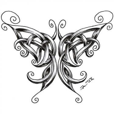 99+ Different Style Tattoos Designs Butterfly Tats, Celtic Drawings, Tatoo 3d, Celtic Butterfly, Butterfly Tattoo Design, Celtic Tattoo Designs, Butterfly Tattoo Meaning, Irish Tattoos, Knot Tattoo