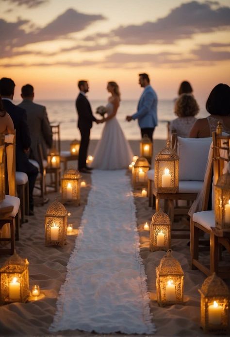 27 Small Wedding Ideas for an Intimate and Memorable Day Beach Wedding Small Ceremony, Oceanfront Wedding Decor, Small Romantic Wedding Receptions, Small Beach Elopement Ceremony, Minimalist Wedding Beach, Minimalist Beach Wedding Decor, Tiny Beach Wedding, Micro Wedding Beach, Beach Wedding Set Up Ideas