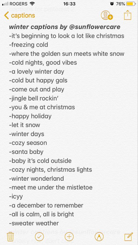 Quotes For Snow Pictures, Cold Ig Captions, Hot Instagram Bio Ideas, Hot Bios Ideas, Christmas Instagram Pictures Captions, Sweater Captions Instagram, Captions For Hot Chocolate, Christmas Pictures Quotes, Quotes On Snow