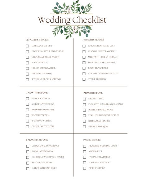 Beautiful Wedding planning checklist for easy planning and organisation. Perfect to download and use to get you excited for your big day.A4 document Wedding Checklist Pdf, Wedding Budget Checklist, Wedding Planning Templates, Wedding Checklist Timeline, Wedding Ceremony Songs, Wedding Planner Checklist, Ceremony Songs, Diy Outdoor Weddings, Wedding Vow Books