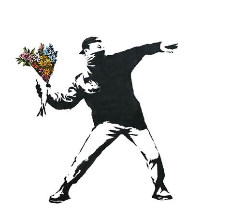 Banksy Banksy Work, Graffiti Pictures, Banksy Graffiti, Banksy Art, Arte Van Gogh, Spray Paint Art, Graffiti Artist, Street Artists, Cultura Pop