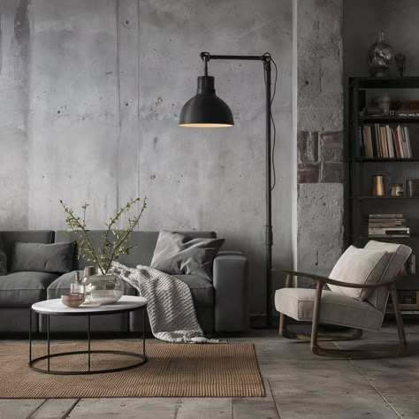 15 Industrial Chic Interior Ideas to Transform Your Space Now - Fabricerie Industrial Small Living Room, Small Industrial Apartment, Soft Industrial Decor, Urban Industrial Living Room, Loft Industrial Design, Industrial Boho Decor, Industrial Interior Design Living Room, Industrial Restaurant Design, Industrial Fireplace