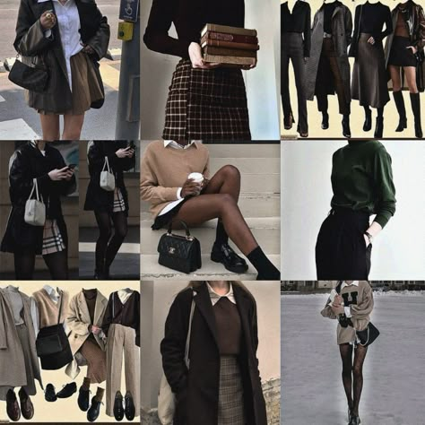 Dark Academia X Old Money Outfits, Old School Vintage Outfits, Old Money Style Outfits Winter, Coquette X Dark Academia, Money Aesthetic Outfit, Hot Academia Outfits, Old School Money Aesthetic, Aesthetic Clothes Dark Academia, Old Money X Dark Academia